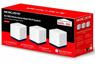 Sistema Wifi Mesh Gigabit H50g X3 Ac1900 Mercusys 350mc App