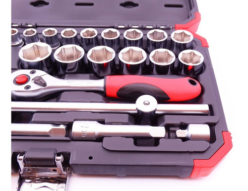 Imagem 3 de 5 de Jogo De Soquetes Gedore Red Sextavado 3/8 26 Pcs R59003026