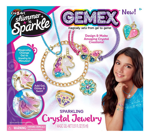 Cra-z-art Shimmer N Sparkle Gemex Sparkling Jewelry Making K