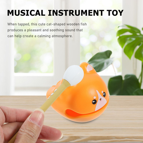 Juguete Musical De Percusión De Madera Para Oficina, Para Al