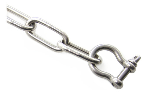 Cadenas De Acero Inoxidable Con Forma De Grillete, 2 Unidade