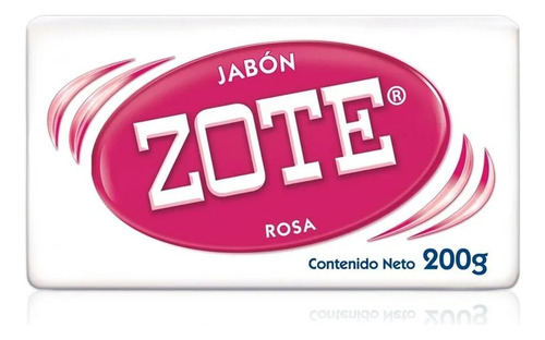 Jabón Zote Rosa 200 G. (3 Pzs.)