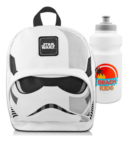 Juego Mini Mochila Star Wars Mochila Storm Trooper Lona 10 Y