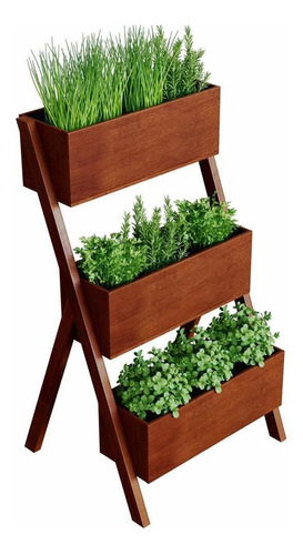 Jardin Vertical Huerta Maceta Maceteros Madera Huertas