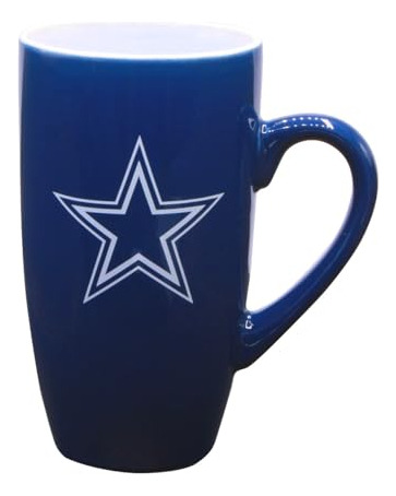 Nfl Taza Ceramica Cowboys, Azul, 500 Ml