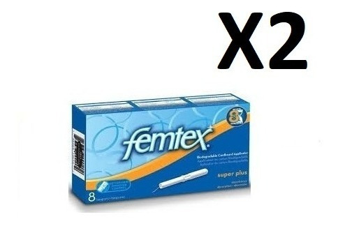  Tampones Femtex Super 8pk  