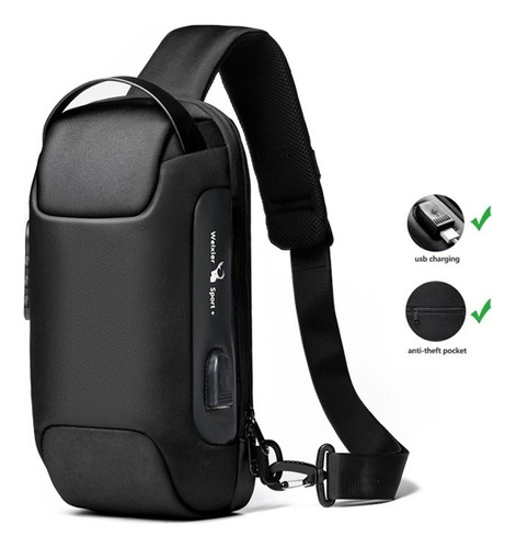 Bolso De Hombro Resistente Al Agua Con Material Bandolera Ox