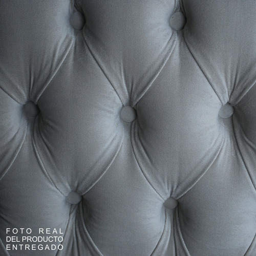 Imagen 6 de 10 de Silla Sillon Cabecera Apoyabrazos Respaldo Capitone Paraiso