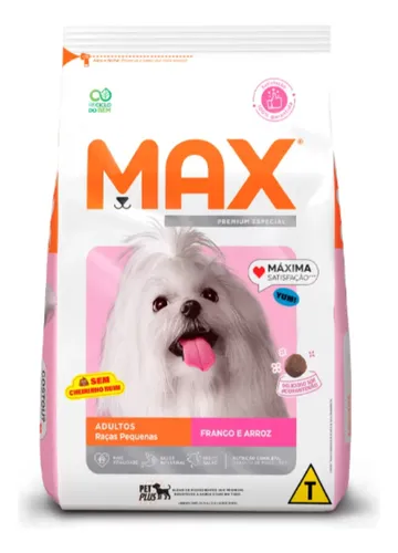 comprar Ração Max Cães Adultos Pequeno Sabor Frango E Arroz 20kg