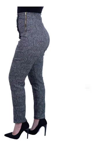 Pantalones flojos rayados clearance