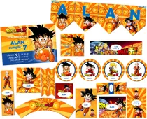 Comprar Kit Imprimible Dragon Ball Z Con Textos Editables