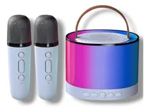 Comprar Parlante Bluetooh Con 2 Microfonos Inalambrico Karaoke