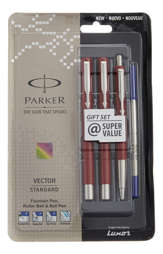 Parker Vector Standard Pluma Estilografica Boligrafo Roller