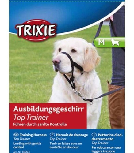Imagen 2 de 5 de Arnés Bozal Anti Jalones Trixie Top Trainer Talla M