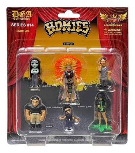 Figuras Homies Dga Serie #14 Card 4/4