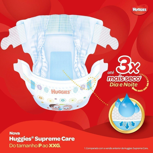 Fralda Huggies Supreme Care P Com 48 Fraldas P