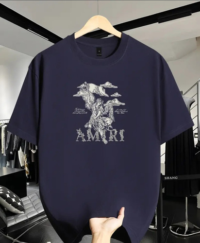 Playera De Algodón Para Hombre Con Estampado