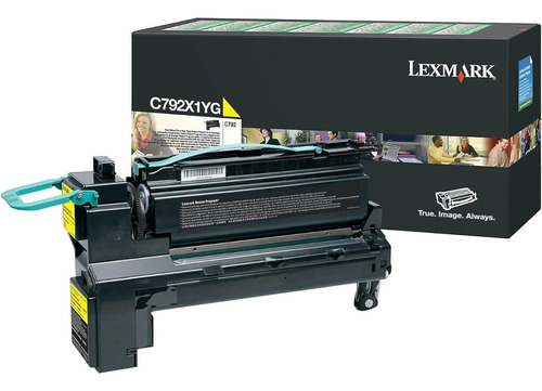 Toner Lexmark Amarillo C792x1yg