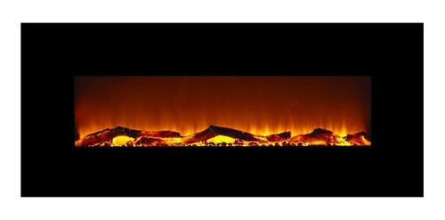 Chimenea Eléctrica De Pared 50 PuLG. Negra Control Remoto