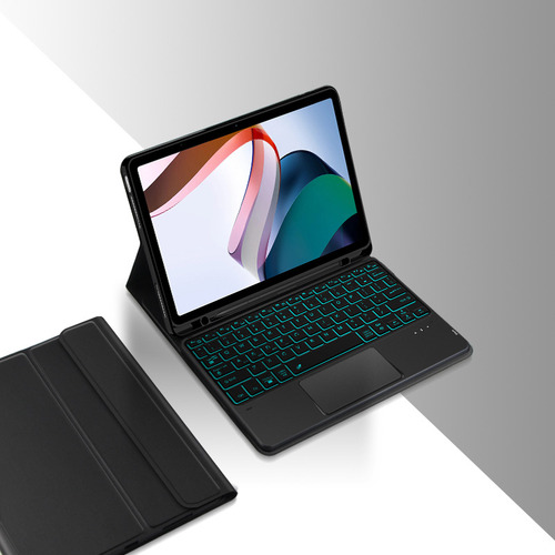 Funda+teclado Táctil+lápiz P/xiaomi Poco Pad 12.1 Ñ