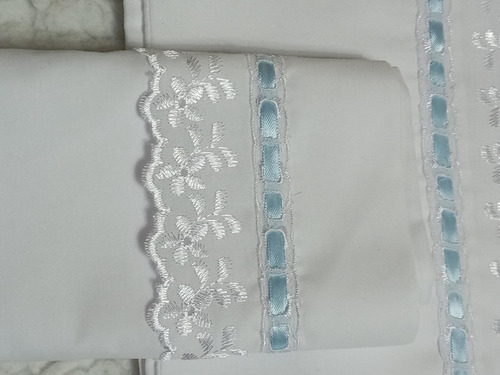 Sabanas Moices Catre, Colecho 100cmx75. 3 Piezas