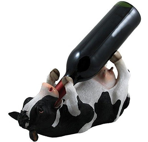 Estatua Del Sostenedor De La Botella De Vino De Vaca De La B