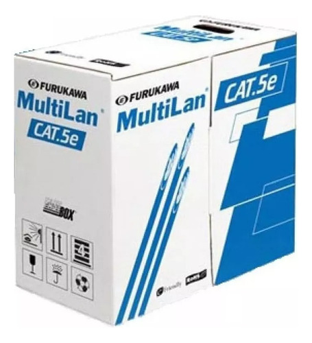 Caixa De Cabo De Rede Furukawa Multilan Utp Cat5e 305 Mt Cm