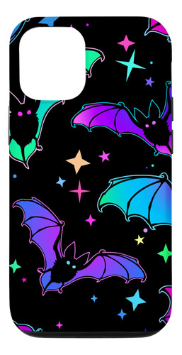 iPhone 12/12 Pro Gótico Bat Halloween Patr B0987q8q66_310324