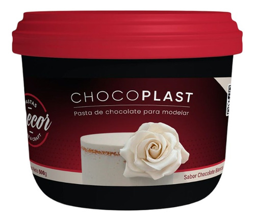 Chocoplast Pasta Chocolate P/ Modelar 500grs Decor La Botica