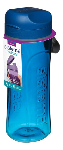 Botella Hidratacion Trekking Sistema Swift 600ml New Zealand Color Marino