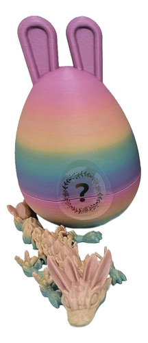 Huevos De Orejas De Conejo De Pascua Con Dragón, Huevo De Dr