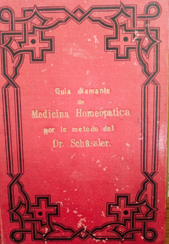 Schüssler Guía Diamante De Medicina Homeopatica 1892 A2540