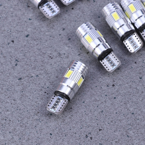 12 Bombillas Led Para Coche T10 Superbrillantes Sin Errores