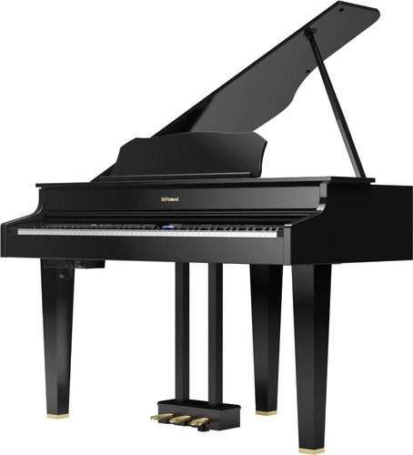 Roland Gp607 Grand Piano Cola Digital 88 Teclas Color Polished Ebony