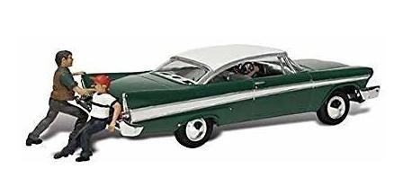 Shove It Or Leave It 1950's Late Plymouth Car W/figures N Sc