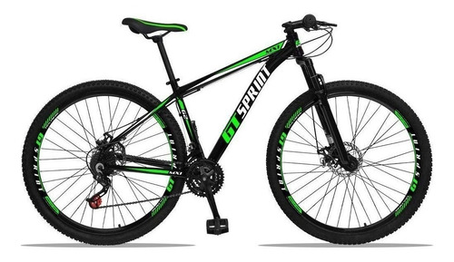 Bicicleta  de passeio GT Sprint MX1 alumínio suspensão aro 29 19" 21v freios de disco mecânico cor verde