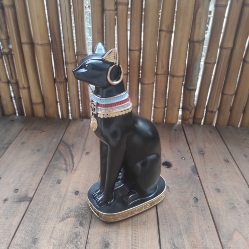 Imagen 2 de 5 de Gato Egipcio Contra La Envidia Estatua Imagen Proteccion