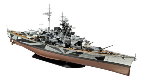 Buque de guerra alemán Tirpitz 1/350, 585 piezas, 05096, de Revell