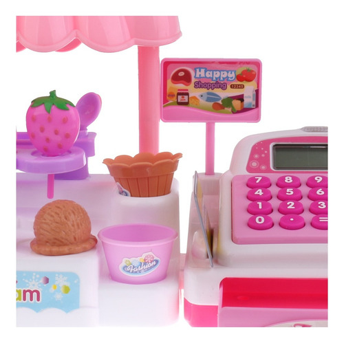 Simulación Tienda De Helados Caja Registradora Set Niños