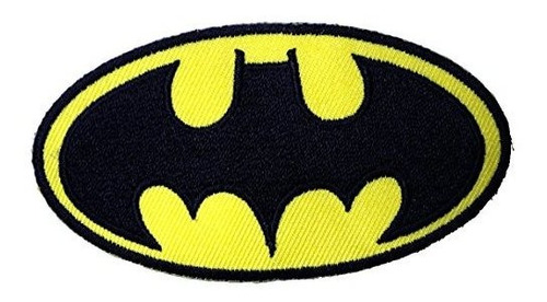 1 X Batman Logo Bordó El Hierro En / Cosa En Remiendo.