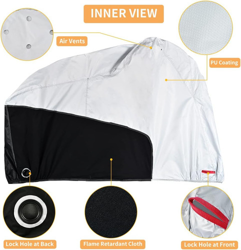 Funda De Motocicleta Impermeable, Protección Para Todo Tipo