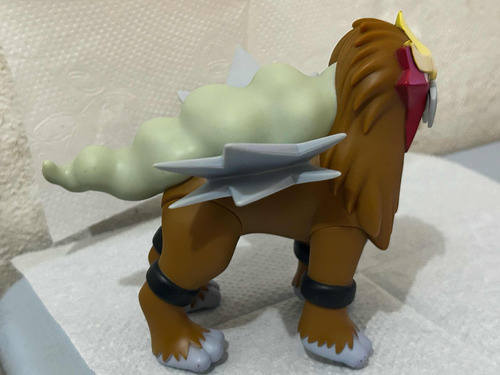 Pokemon Legendarios Sofubi Entei Suicune Raikou (Usado)