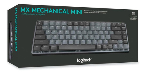 Teclado Logitech Mx Mechanic Mini Wireless Iluminated-black