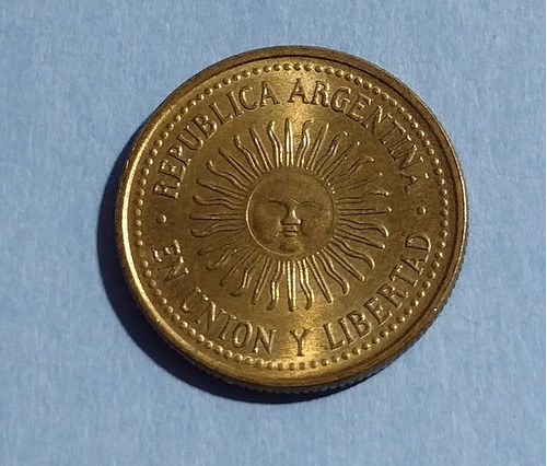 Moneda De 5 Centavos De Argentina Año 1993 Sin Circular 