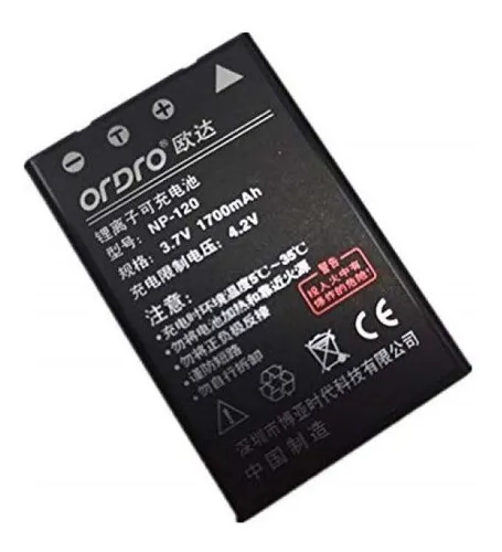 Cheap NP-120 1700mAh 3.7V Rechargeable Battery Replacement For Ordro D395