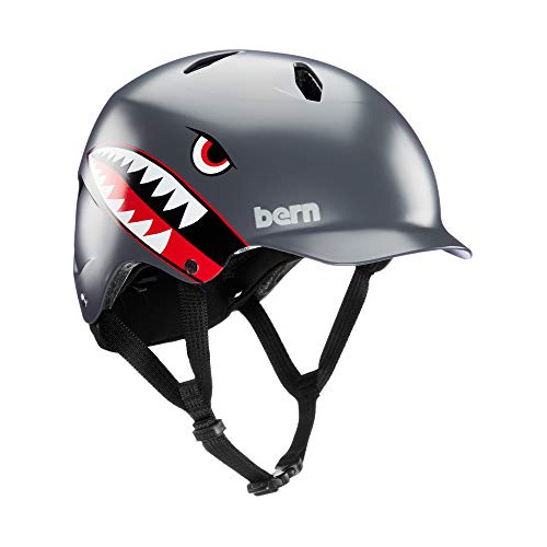 Bern, Casco De Bandito, M/l, Tigre Volador De Grey Satin