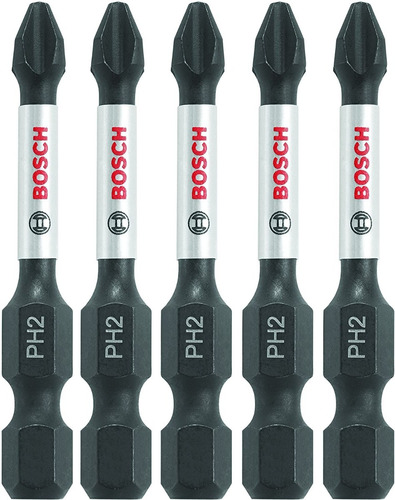 Puntas De Impacto Phillips #2 X 2'' Para Taladro Bosch