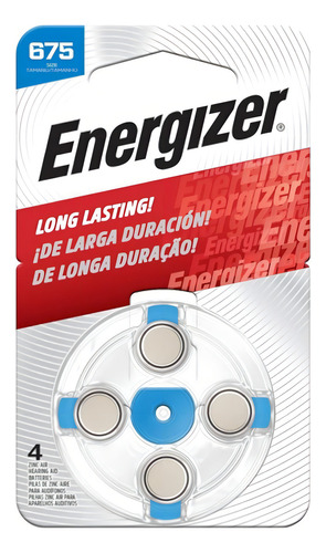 Bateria Pila Auditiva Energizer 675 40 Piezas De 1.4 V