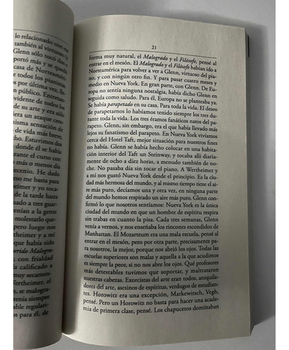 El Malogrado - Thomas Bernhard W,-1 (Usado)