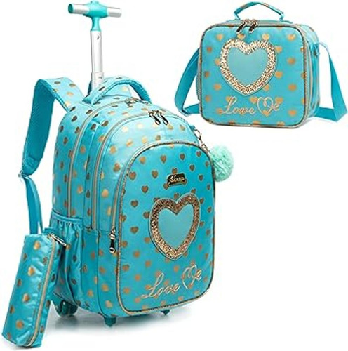 Inprof - Mochila Con Ruedas Para Niños, Mochila Con Ruedas Y